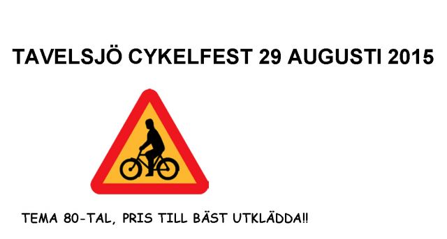 Cykelfest skuren