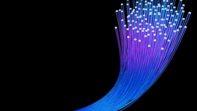 fiber optics blue 0