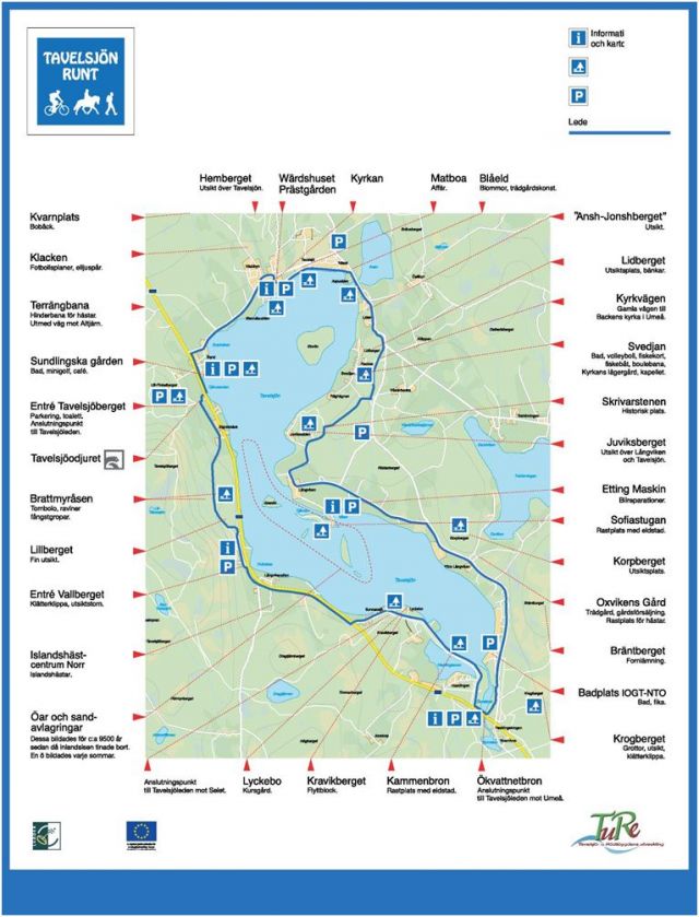 Karta Tavelsjön Runt A4 2015-06-12