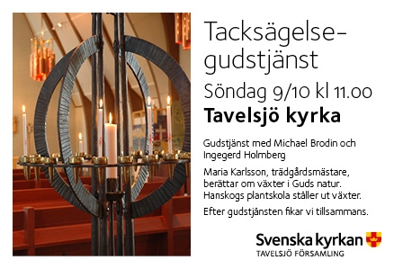 161009 tavelsjo Tacksagelsegudstjanst 2