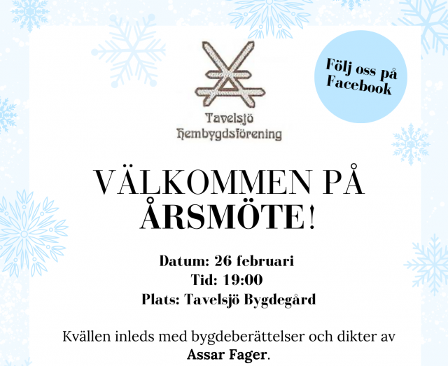 affischer A4 hembygsforeningen red